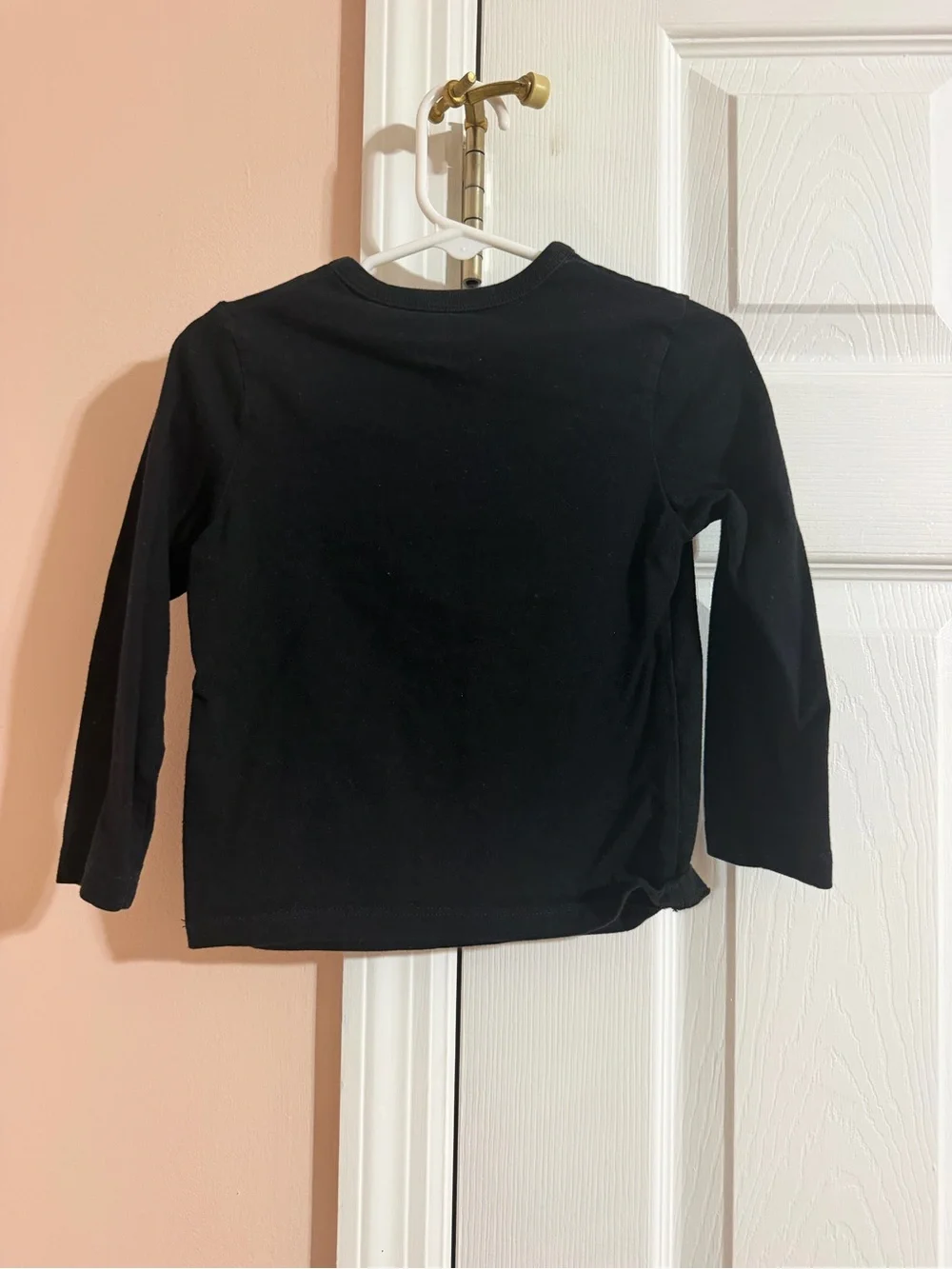 The Children's Place Black Long-Sleeve Tee with White 'Dad's Best Work' Graphic